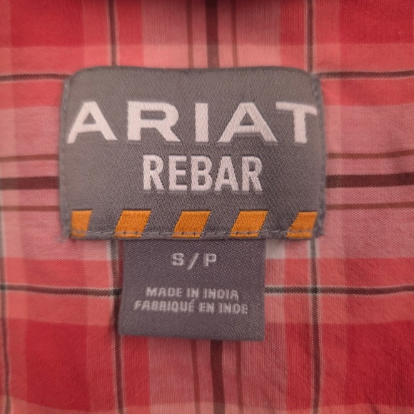 Rebar Made Tough DuraStretch Work Shirt 10039431 Red Plaid Womens‎ Small - Picture 4 of 8